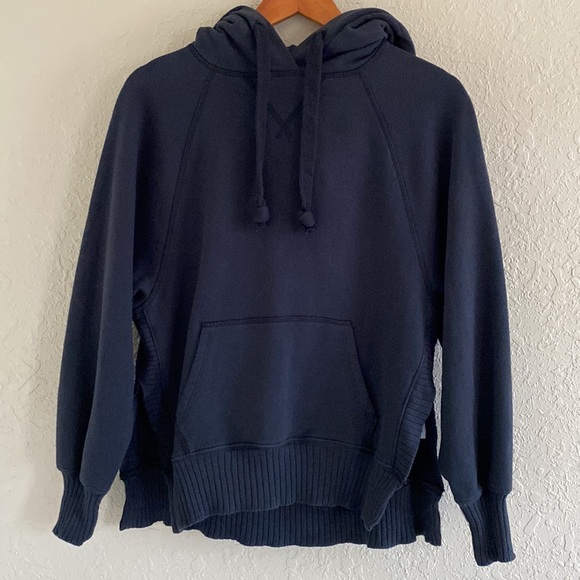 American Eagle Outfitters | Tops | Ae Oversized Hangout Hoodie Black Xxs |  Poshmark